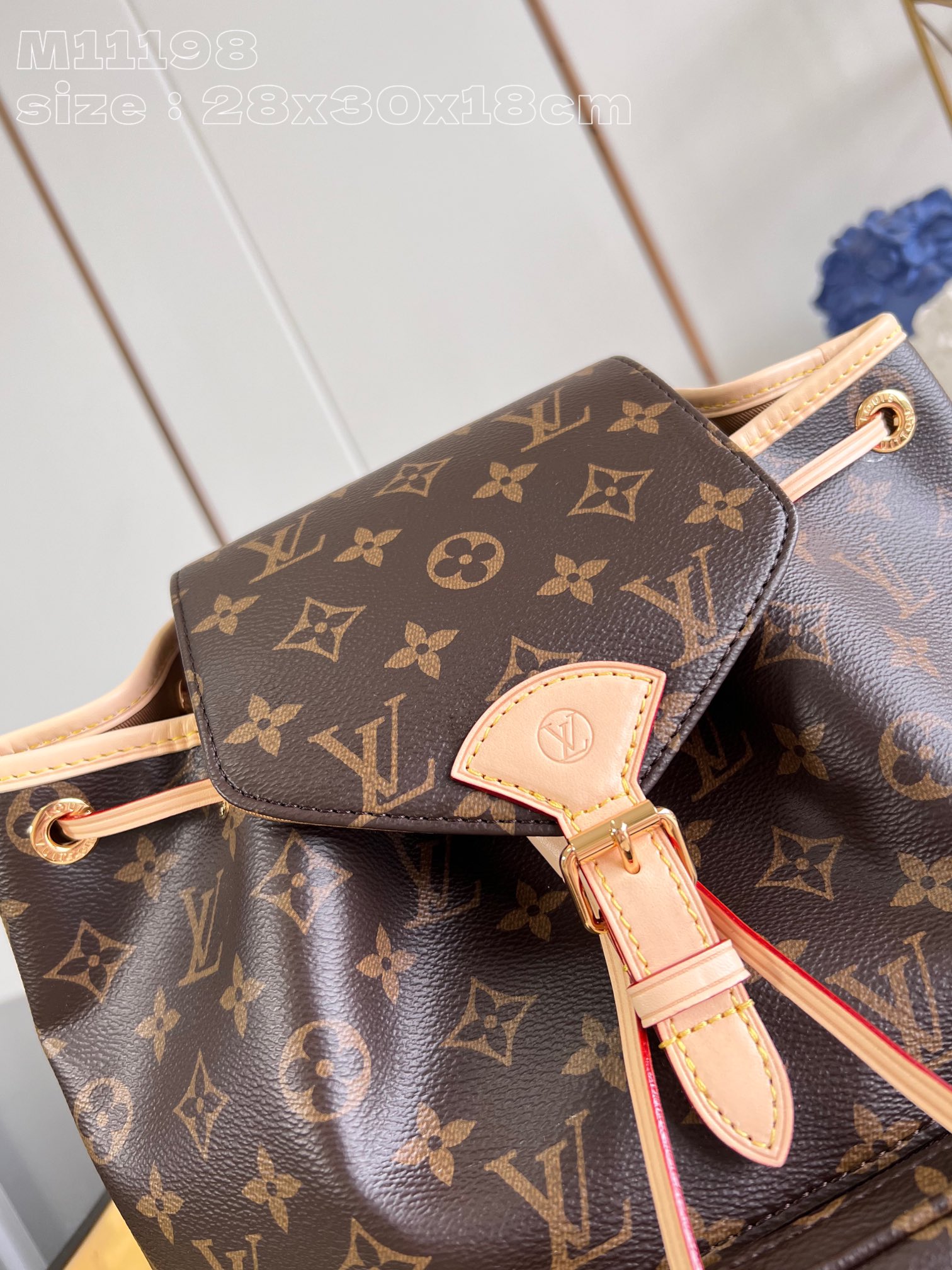 Louis Vuitton Montsour PM Backpack in Monogram Canvas