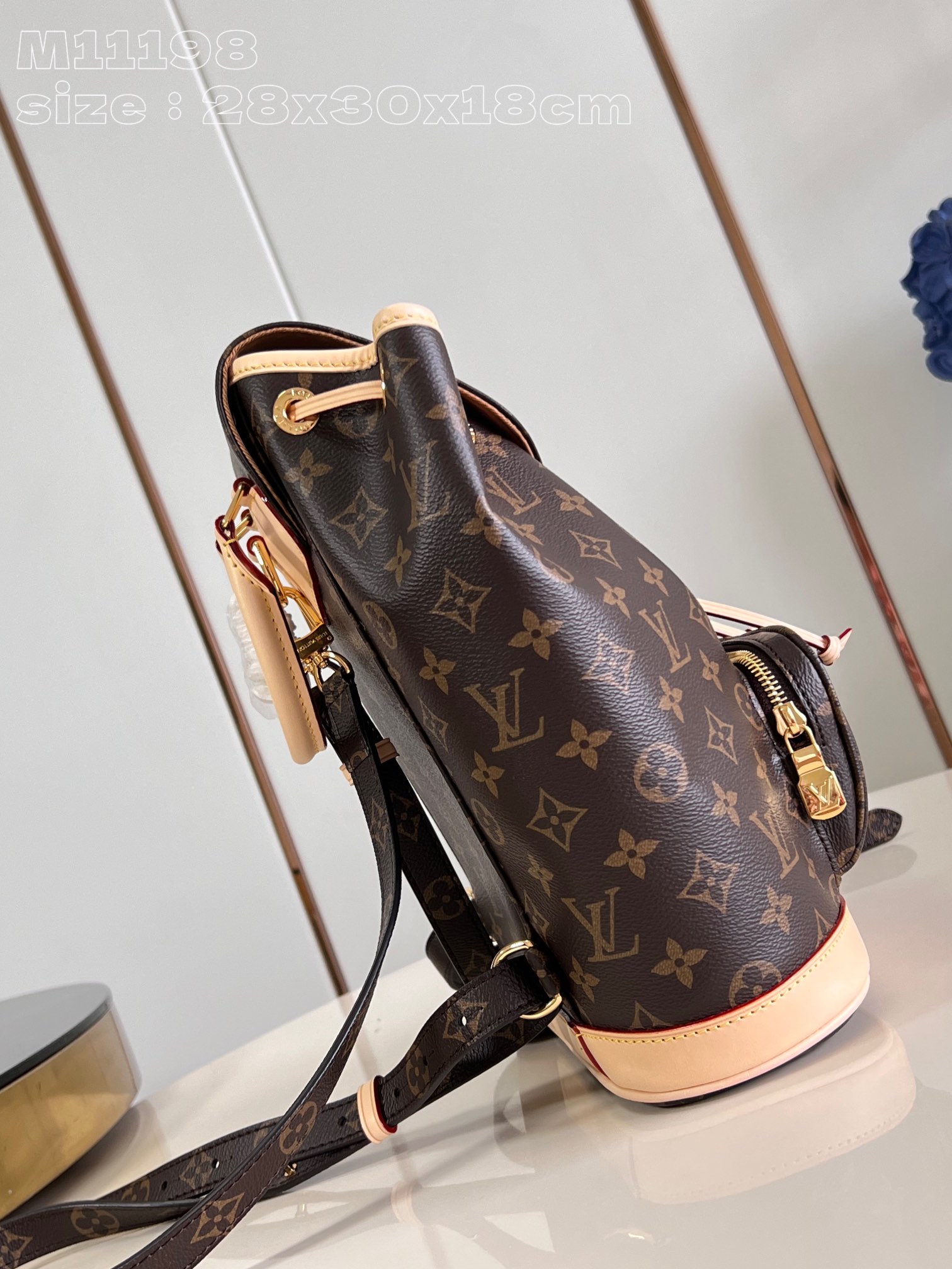 Louis Vuitton Montsour PM Backpack in Monogram Canvas