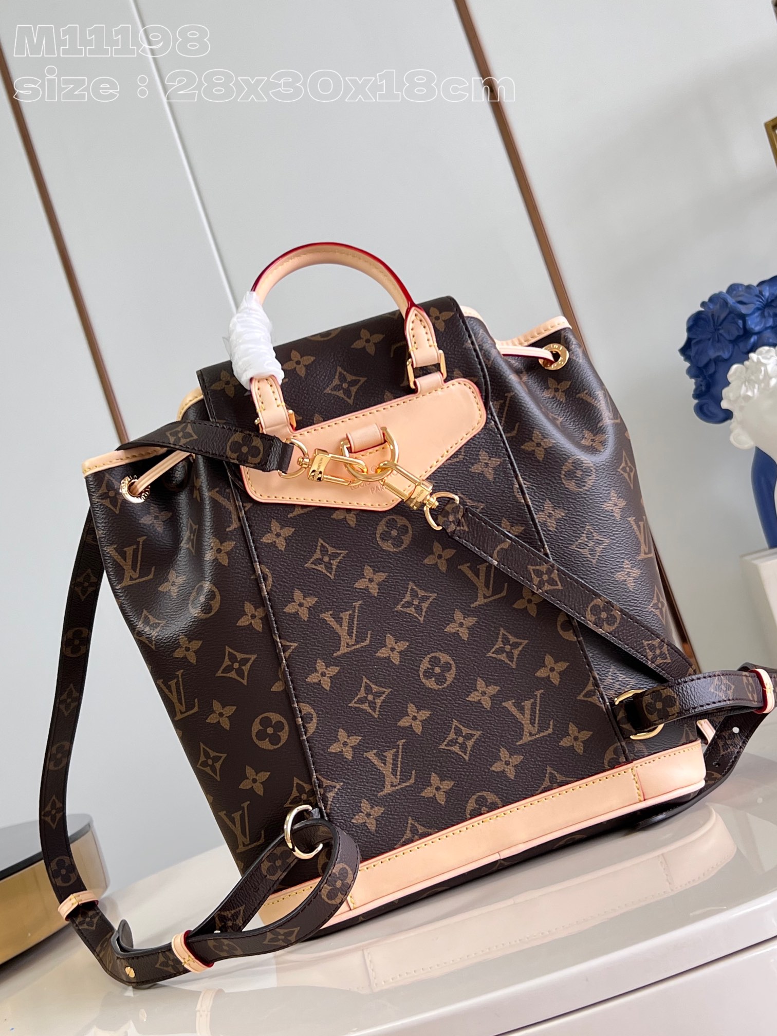 Louis Vuitton Montsour PM Backpack in Monogram Canvas