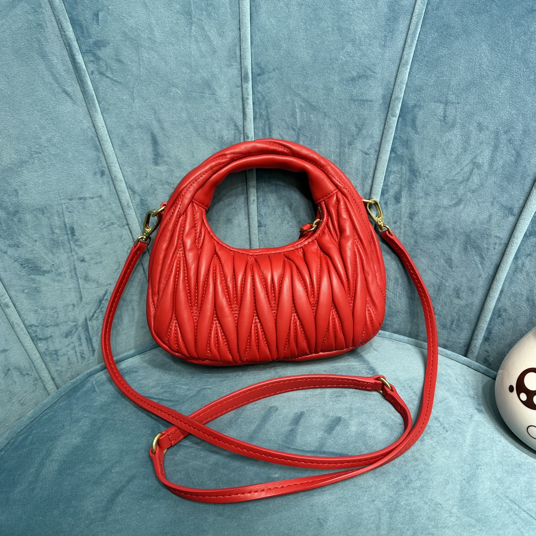 MIUMIU mini wand handbag red