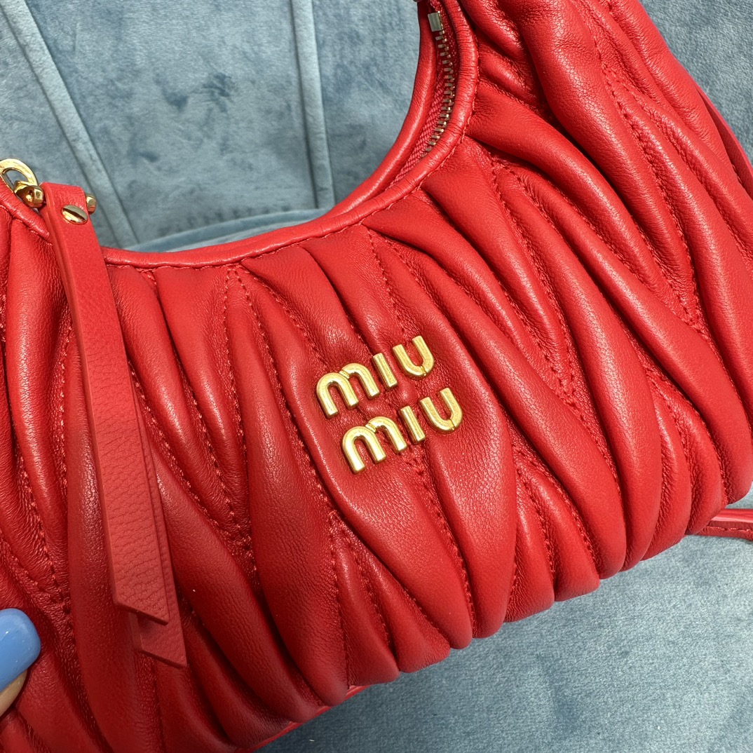 MIUMIU mini wand handbag red