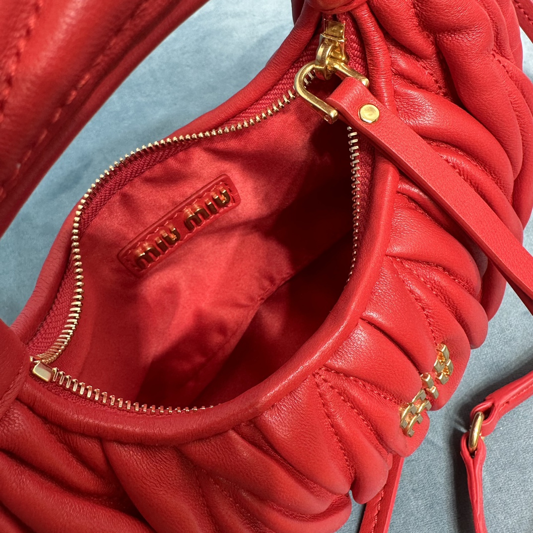 MIUMIU mini wand handbag red