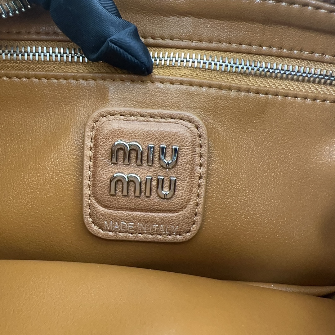 MIUMIU Vintage Sheepskin Biker Bag