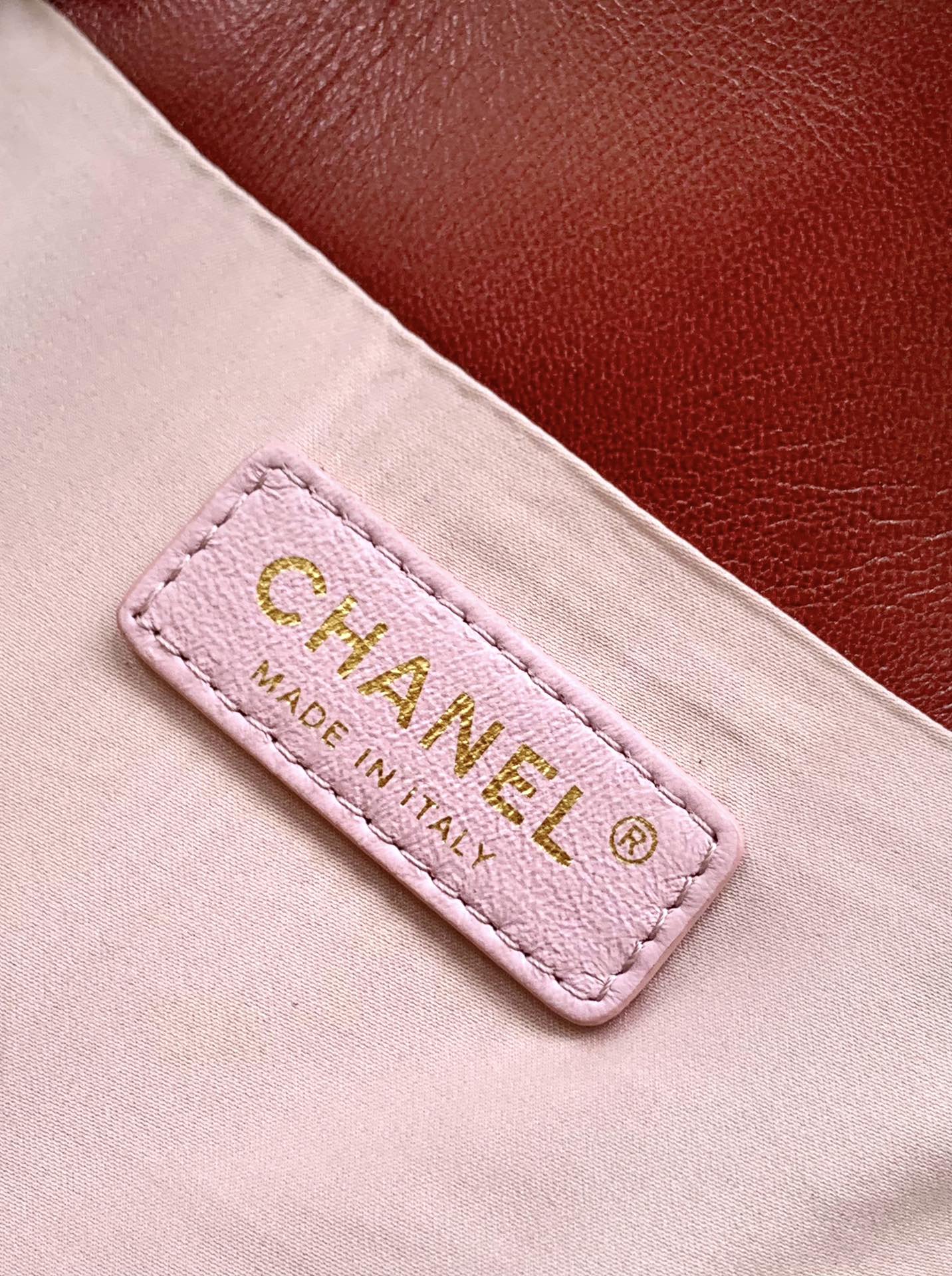 CHANEL Mira red queen saddle bag fashion classic models crossbody bag