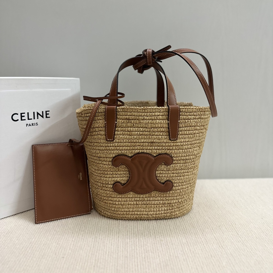 CELINE TEEN new woven classic vegetable basket