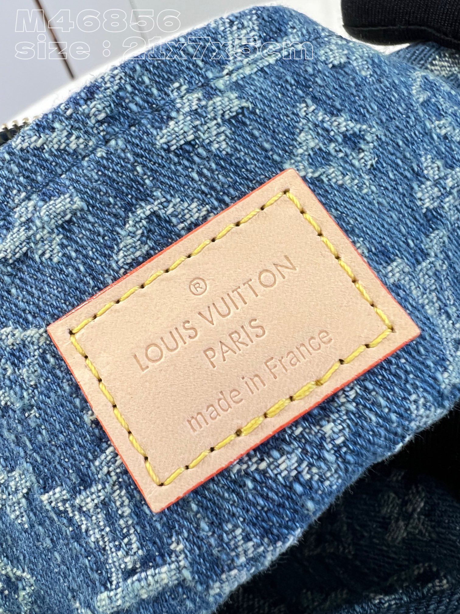 Louis Vuitton M46856 Early Spring 2024 Croissant Denim Croissant Bag in Denim