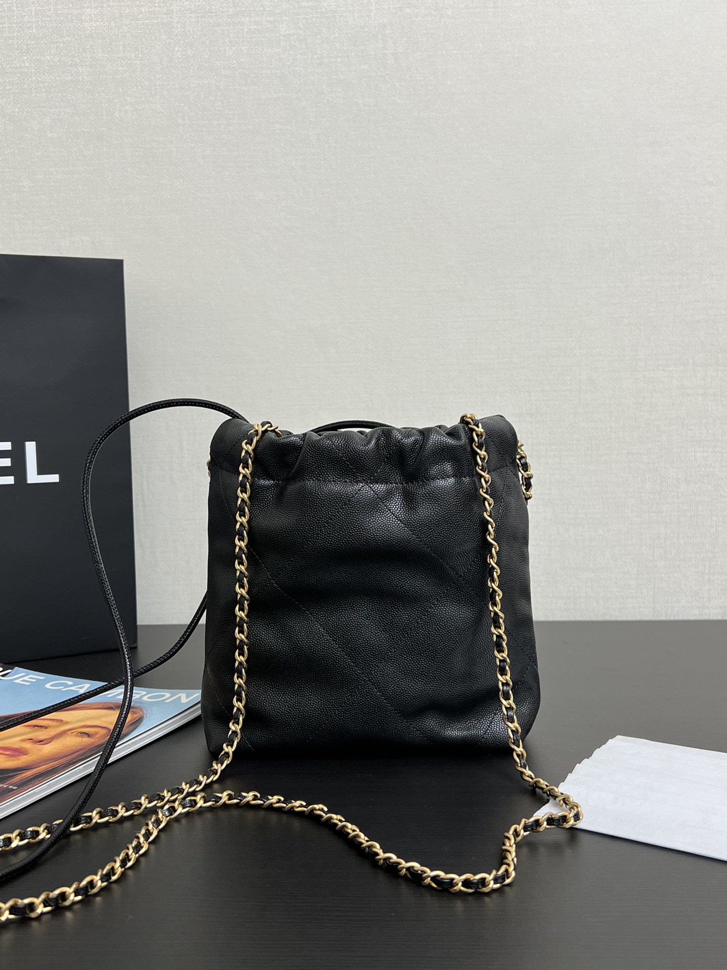 CHANEL 99240 smini 22bag Chain Crossbody Underarm Bag