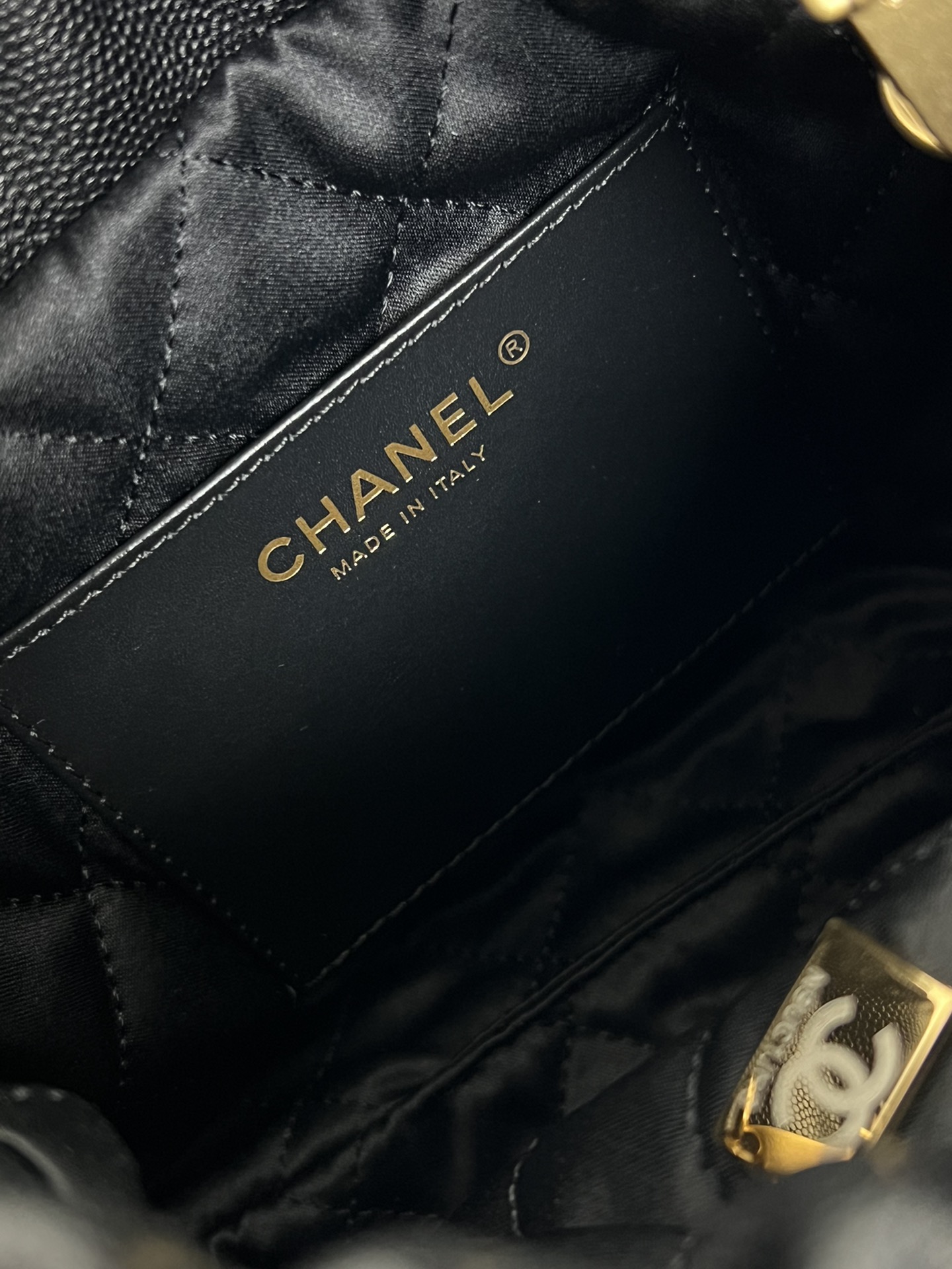 CHANEL 99240 smini 22bag Chain Crossbody Underarm Bag